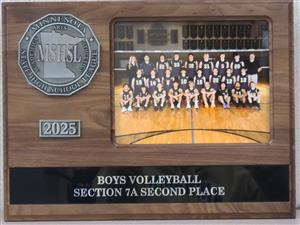 Boys Volleyball Section 7A Second Place